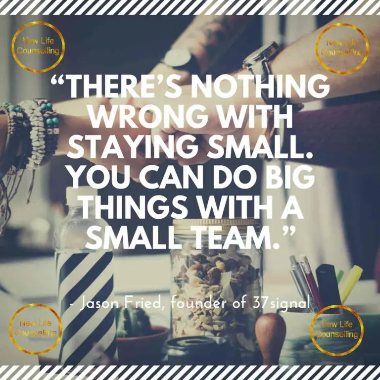 Read more about the article You Can Do Big Things With a Small Team| Couples Counselling Calgary  