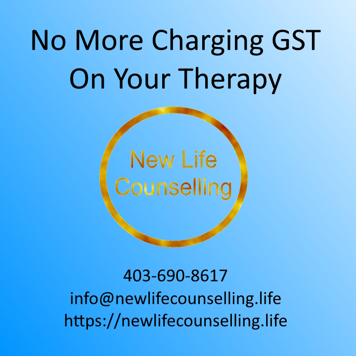 You are currently viewing No More Charging GST On Your Therapy | Counselling Calgary